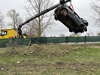 Schwerer Unfall auf der B249 in Rockensußra Bild: Schwerer Unfall auf der B249 in Rockensußra