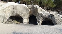 Sandhöhlen im Heers Bild: Sandhöhlen im Heers