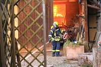 Scheunenbrand heute Morgen in Himmelsberg Bild: Scheunenbrand heute Morgen in Himmelsberg