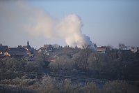 Scheunenbrand heute Morgen in Himmelsberg Bild: Scheunenbrand heute Morgen in Himmelsberg