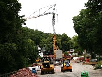 Bauarbeiten am neuen Besucherzentrum des Kyffhäuserdenkmals Bild: Bauarbeiten am neuen Besucherzentrum des Kyffhäuserdenkmals