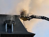 Die Feuerwehren in Sondershausen und Ebeleben versuchen das Feuer zu löschen. Bild: Die Feuerwehren in Sondershausen und Ebeleben versuchen das Feuer zu löschen.