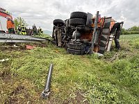 Bild: Verkehrsunfall auf der Landstra&szlig;e zwischen Bad Frankenhausen und Sondershausen