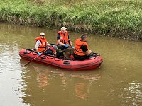 Bild: In Sondershausen wird ein Mensch gesucht, der wohlm&ouml;glich in die Wipper gegangen ist.