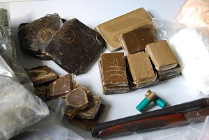 Beschlagnahmte Drogen