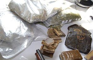 Beschlagnahmte Drogen
