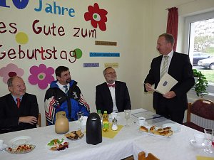 Innenminister brachte Geld vorbei