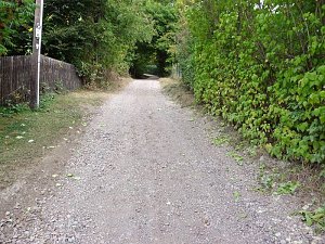 Wanderweg &uuml;bergeben