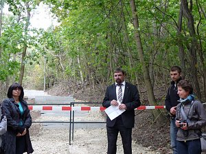 Wanderweg &uuml;bergeben