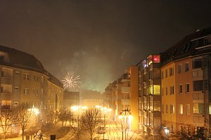 Feuerwerk &uuml;ber Sondershausen