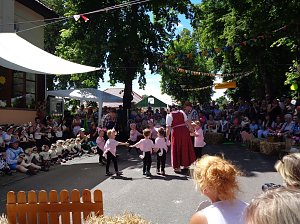 Auf dem Bauernhof war zum 25. Stra&szlig;enfest etwas los