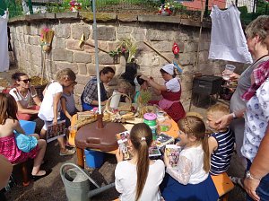 Auf dem Bauernhof war zum 25. Stra&szlig;enfest etwas los