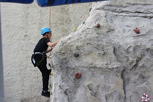 Paddeltour, Kletterturm und Denglisch�