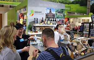 Hofladen des Tourismusverbandes S&uuml;dharz-Kyffh&auml;user auf der Gr&uuml;nen Woche