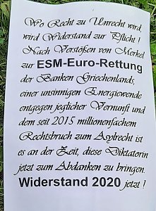 Protest auch in Sondershausen