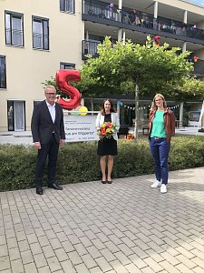 F&uuml;nften Geburtstag gefeiert