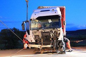 Bergung auf der Autobahn
