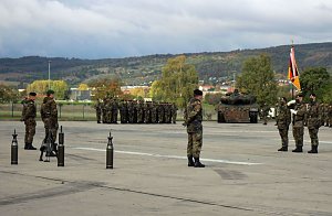 Kommandeurswechsel beim Panzerbataillon 393 "Th&uuml;ringer L&ouml;we" in der Kyffh&auml;user Kaserne Bad Frankenhausen statt....