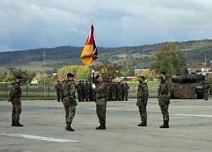 Kommandeurswechsel beim Panzerbataillon 393 "Th&uuml;ringer L&ouml;we" in der Kyffh&auml;user Kaserne Bad Frankenhausen statt....
