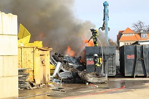Gro&szlig;brand in Bebra
