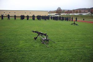 Vereidigung an einem geschichtstr&auml;chtigen Tag der Bundeswehr