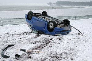 Verkehrsunfall auf den Hainer Bergen