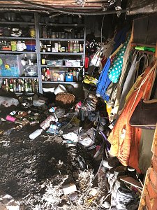 K&uuml;hlschrankbrand uns seine Folgen