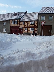 Schneeber&auml;umung in Schernberg