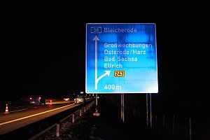 Unfall auf der Autobahn