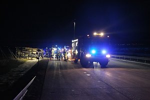 Unfall auf der Autobahn
