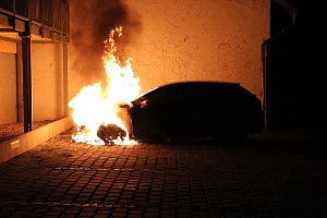 Brandstiftung in Sondershausen