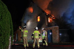 Wohnhaus in Oberspier ausgebrannt