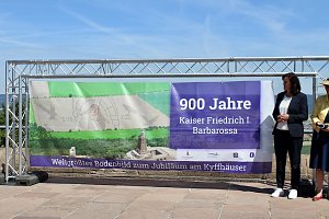 Festakt auf dem Kyffh&auml;userdenkmal - 900 Jahre Kaiser Friedrich I Barbarossa