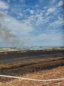 Flächenbrand bei Trebra