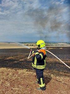 Flächenbrand bei Trebra