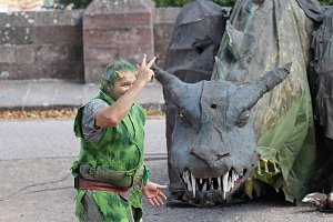 Mittelalterspektakel am Kyffh&auml;user Denkmal 