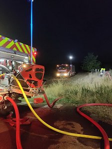 Brand im Agrarbetrieb in Gorsleben
