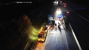 KKW kippt auf der A38 um