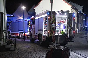 Fahrzeug in Bad Frankenhausen brannte