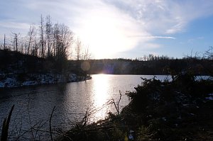 Peter Blei unterwegs an der Hasselvorsperre