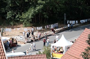Peter Blei auf dem 31. Kunstmarkt in Friedrichsrode