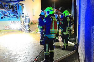 N&auml;chtlicher Brand in Bendeleben