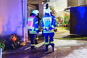 N&auml;chtlicher Brand in Bendeleben