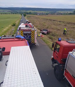 Drei junge M&auml;nner bei Unfall leicht verletzt