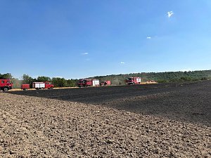 Feldbrand bei Kleinroda
