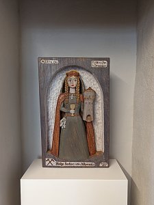 Schutzpatronin Barbara - Holzkunst von Tura Jursa