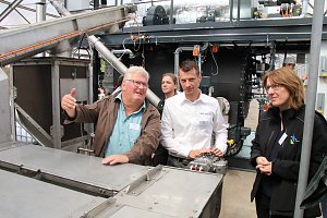 Pyrolyse als Alternative zum Verbrennen - in Bleicherode wurde heute eine Pilotanlage der Hochschule in Betrieb genommen