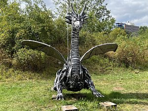 Drachen-Alarm am Sundh&auml;user Kiesteich