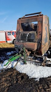 Brand gestern bei Esperstedt