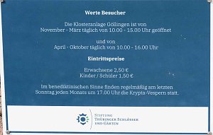 Peter Blei unterwegs im Kloster G&ouml;llingen